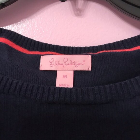 Lilly Pulitzer firecracker marielle sweater size medium - Picture 2 of 3